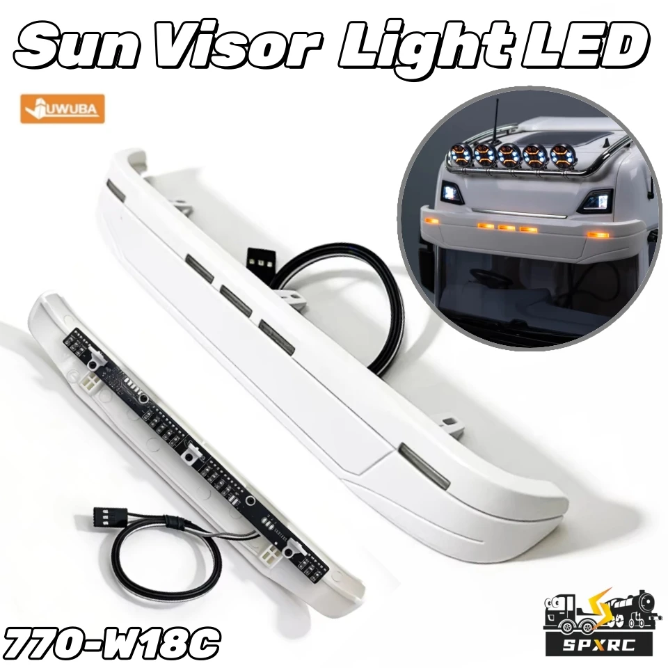 770S Sun Visor Simulation PCB led Lamp Gray 770-W18C For 1/14 Tamiya RC 56368 Tractor Truck Upgrade Part Car Accessories
770S Sun Visor Simulation PCB led Lamp Gray 770-W18C For 1/14 Tamiya RC 56368 Tractor Truck Upgrade Part Car Accessories