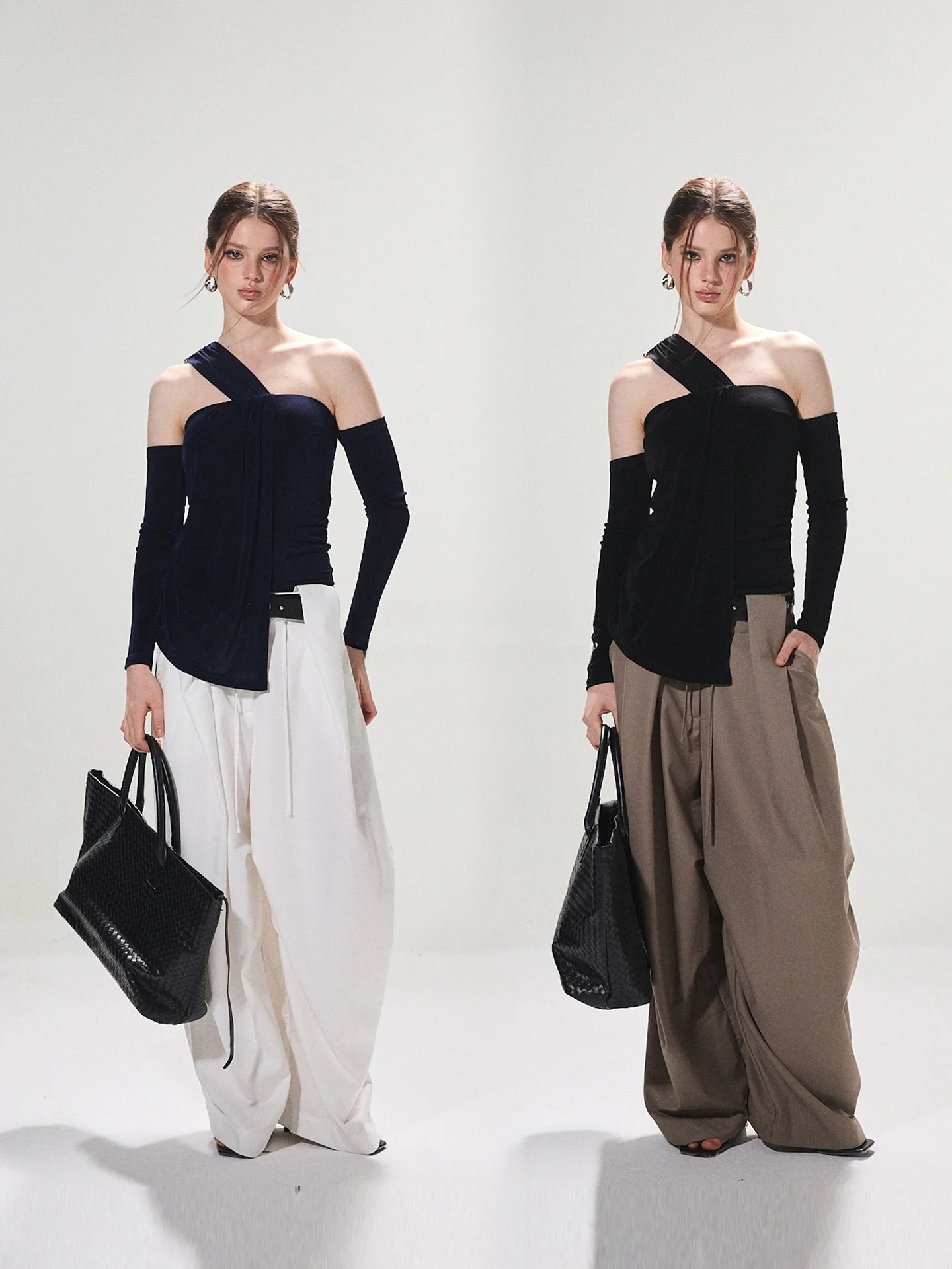 Masla Spring Autumn Long Sve oulder Bared Design Sa Women's Tank Top Original Design Dstring Wrap Slim Fit Vest
Masla Spring Autumn Long Sve oulder Bared Design Sa Women's Tank Top Original Design Dstring Wrap Slim Fit Vest