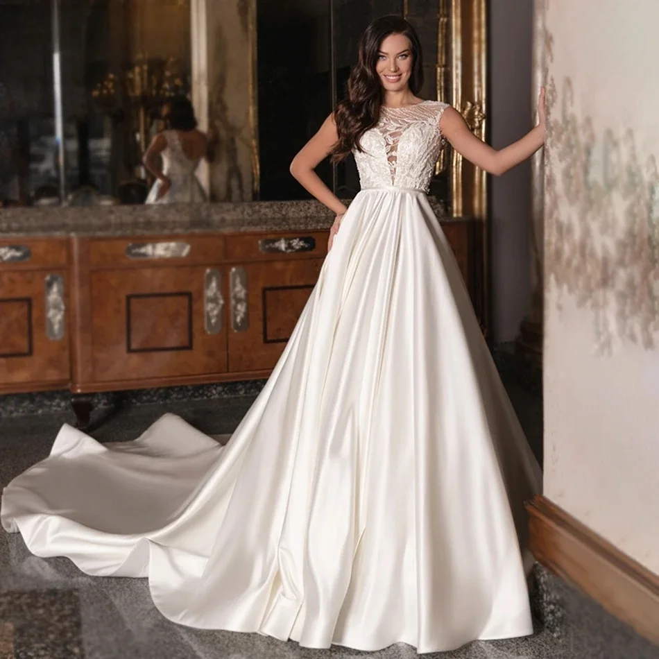 Backless Wedding Dresses A-line Scoop Boho Beach Lace Dubai Saudi Arabia Israel Bridal Gowns Vestido De Novia Customized
Backless Wedding Dresses A-line Scoop Boho Beach Lace Dubai Saudi Arabia Israel Bridal Gowns Vestido De Novia Customized