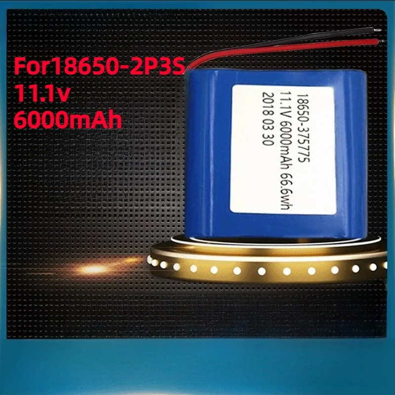 For18650-2P3S 11.1v 6000mAh Technology Mass Supply Battery Pack for Medical Devices
For18650-2P3S 11.1v 6000mAh Technology Mass Supply Battery Pack for Medical Devices