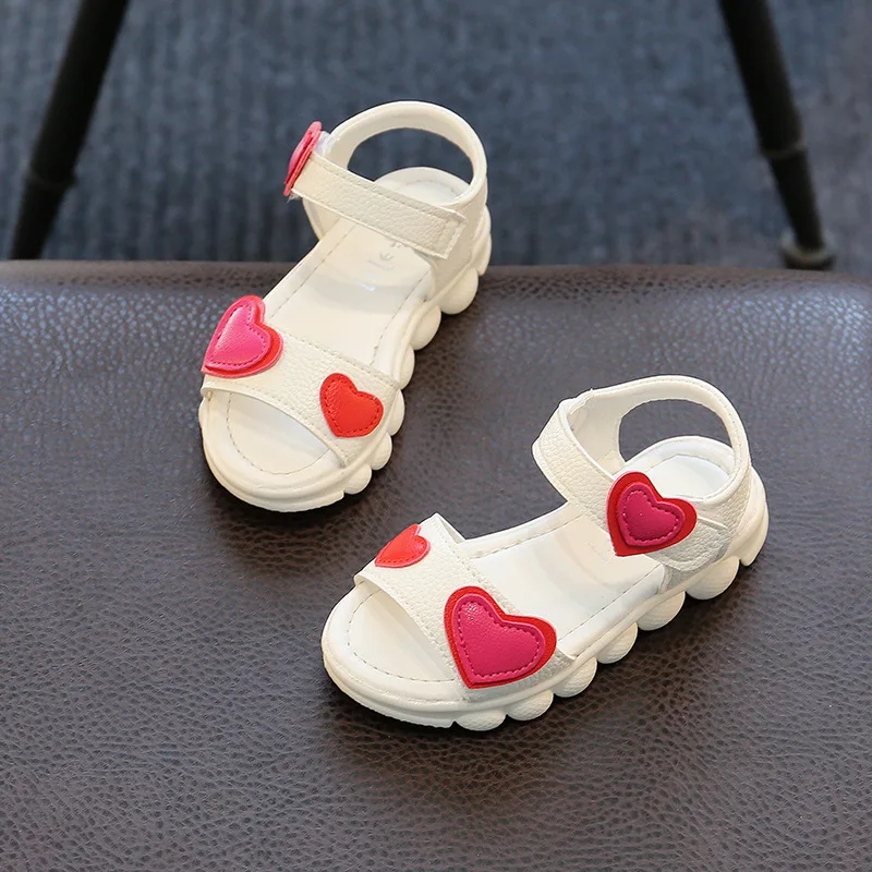 Simple Heart Girls Summer Sandals Children's Korean-style Princess Shoes Medium and Large Kids' Sandals Non-slip Breathable
Simple Heart Girls Summer Sandals Children's Korean-style Princess Shoes Medium and Large Kids' Sandals Non-slip Breathable