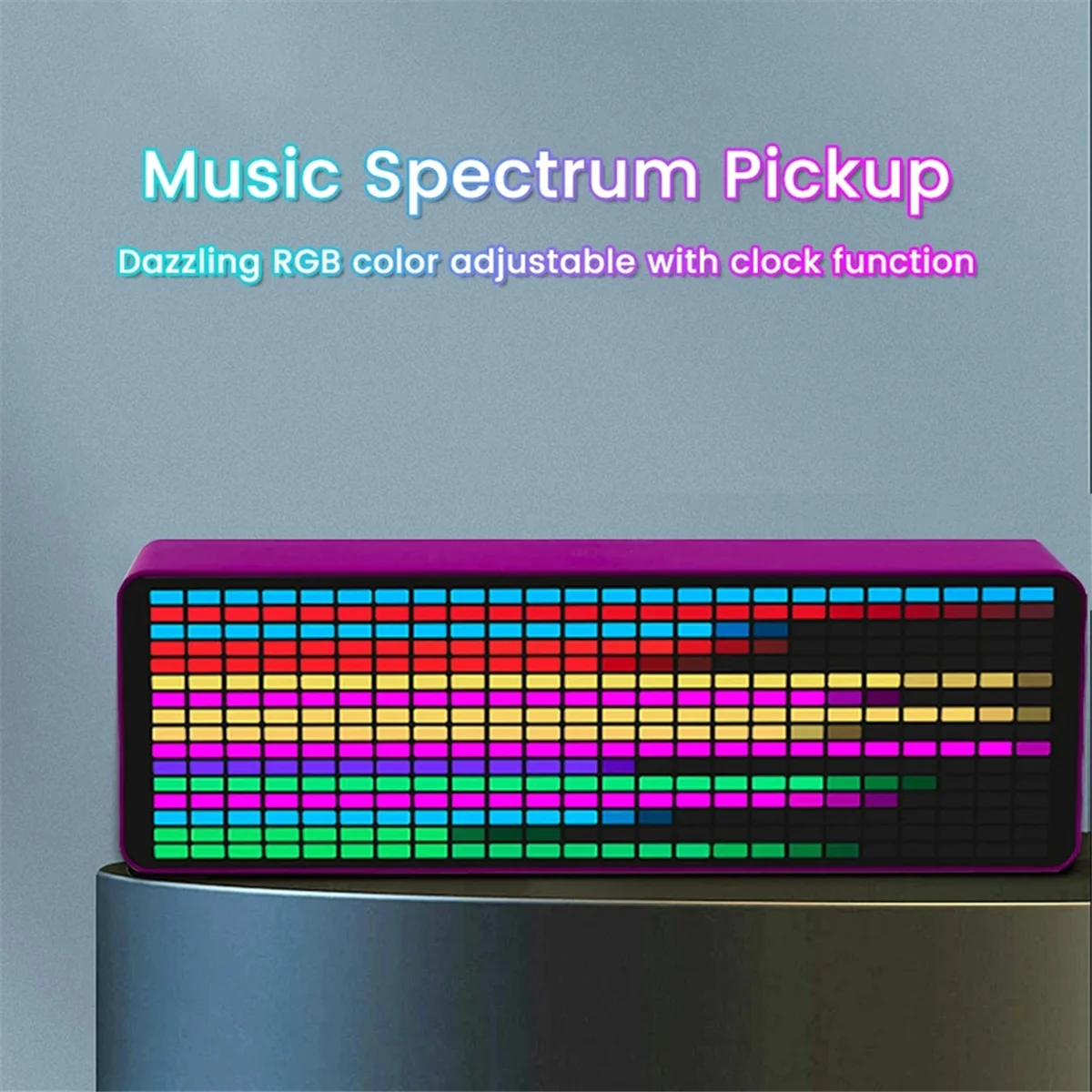 A04I LED Music Spectrum Display RGB Light Colorful Spectrum Pickup Atmosphere Lamp Voice Control Level Indicator
A04I LED Music Spectrum Display RGB Light Colorful Spectrum Pickup Atmosphere Lamp Voice Control Level Indicator