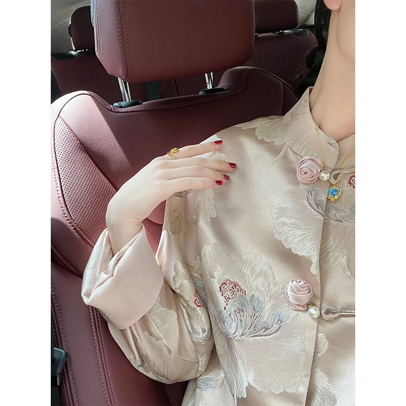 New Chinese Style ZenInspired Retro Modified Tang Suit Top Buttoned Shirt Jacket Women Autumn Spring Long Sleeve Re...
New Chinese Style ZenInspired Retro Modified Tang Suit Top Buttoned Shirt Jacket Women Autumn Spring Long Sleeve Re...