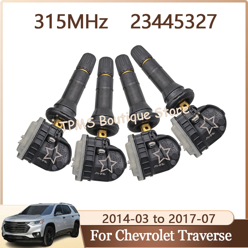 TPMS Tyre Pressure Sensor 23445327 For Chevrolet Traverse 2014-2017 For GMC Acadia 2015 4pcs 315MHz Tire Sensor Car Accessories
TPMS Tyre Pressure Sensor 23445327 For Chevrolet Traverse 2014-2017 For GMC Acadia 2015 4pcs 315MHz Tire Sensor Car Accessories