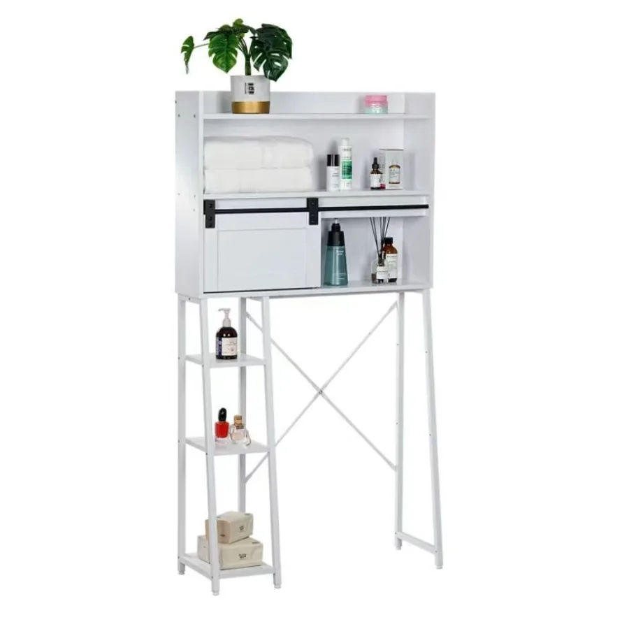 Шкаф для хранения над унитазом с подставкой для туалетной бумаги MassStorage Органайзер для ванной комнаты над унитазом с раздвижной дверью SpaceSavin
Шкаф для хранения над унитазом с подставкой для туалетной бумаги MassStorage Органайзер для ванной комнаты над унитазом с раздвижной дверью SpaceSavin