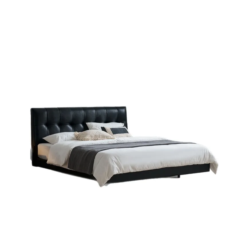 Light luxury minimalist luxury leather art bed 1.8 meters bed master bedroom double premium Italian home leather
Light luxury minimalist luxury leather art bed 1.8 meters bed master bedroom double premium Italian home leather