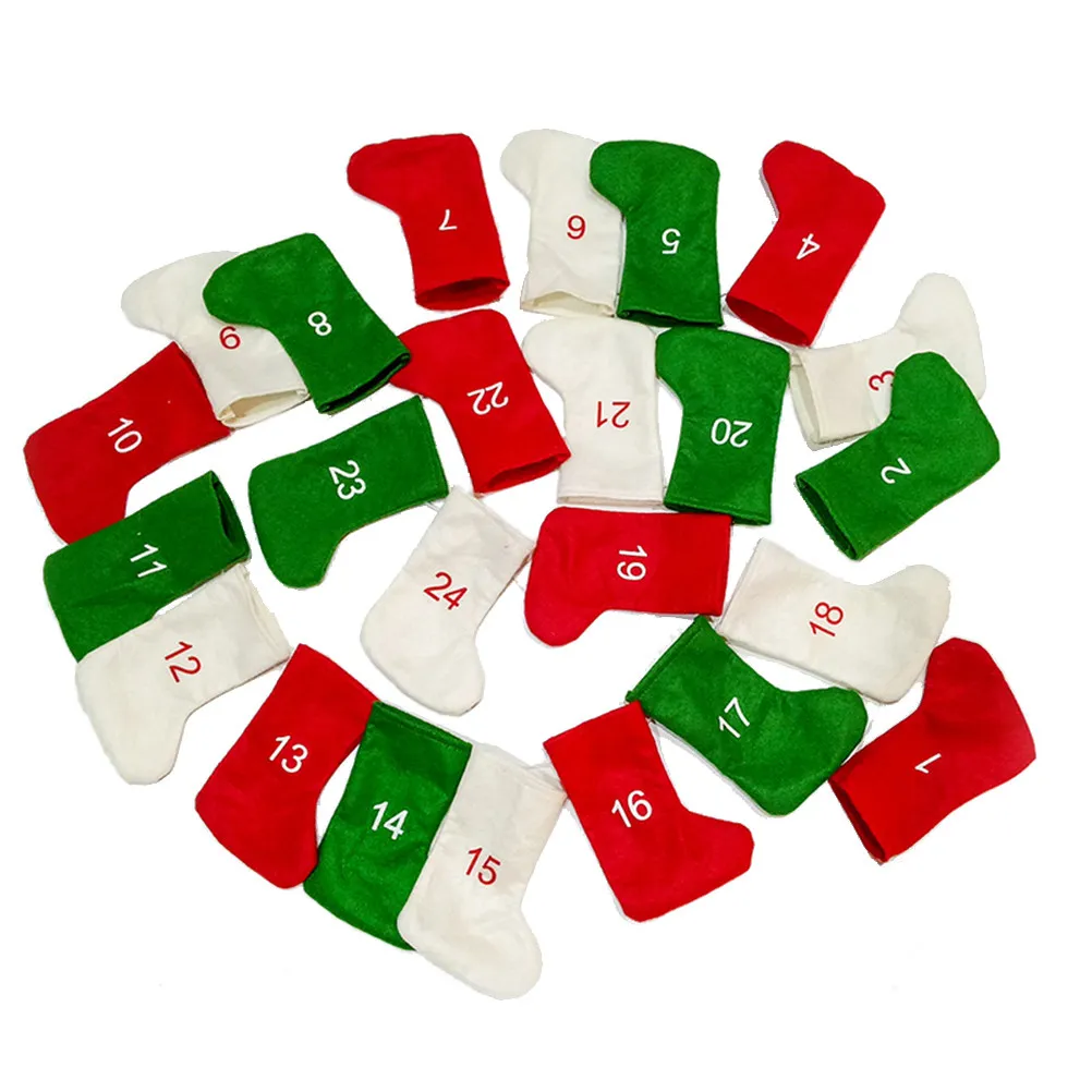 24Pcs Christmas Gift Socks Stockings Hanging Decoration for Kids Pillow Fill with Candies Presents Treats Reusable Premium
24Pcs Christmas Gift Socks Stockings Hanging Decoration for Kids Pillow Fill with Candies Presents Treats Reusable Premium