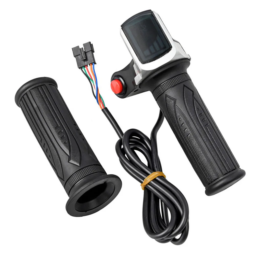 EBike Bicycle Motor Brushed Controller Throttle TwistGrip Bicycle Handlebar With Display 36V Electric Bicycle Accessories
EBike Bicycle Motor Brushed Controller Throttle TwistGrip Bicycle Handlebar With Display 36V Electric Bicycle Accessories