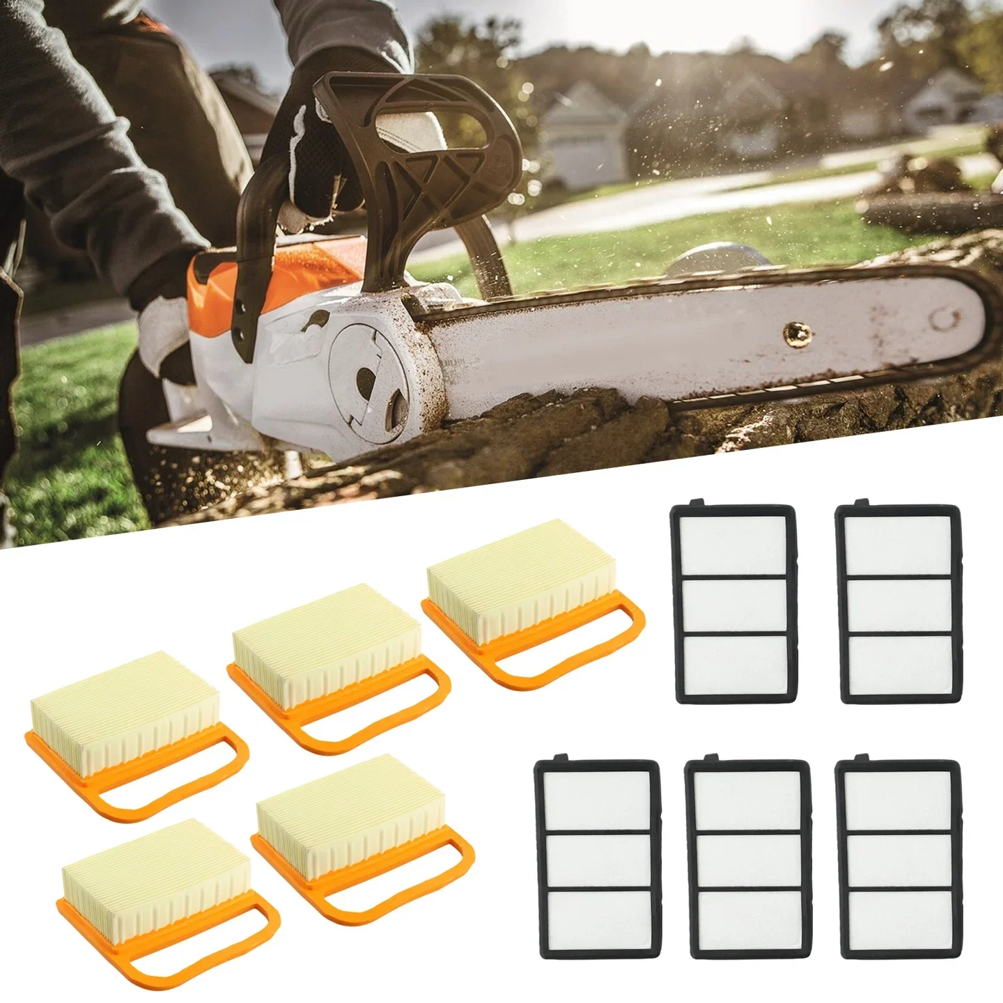 5 Sets Air Filter Kit For TS410 TS420 Concrete Circular Cutting Saws Outdoor Garden Power Tool Accessories
5 Sets Air Filter Kit For TS410 TS420 Concrete Circular Cutting Saws Outdoor Garden Power Tool Accessories