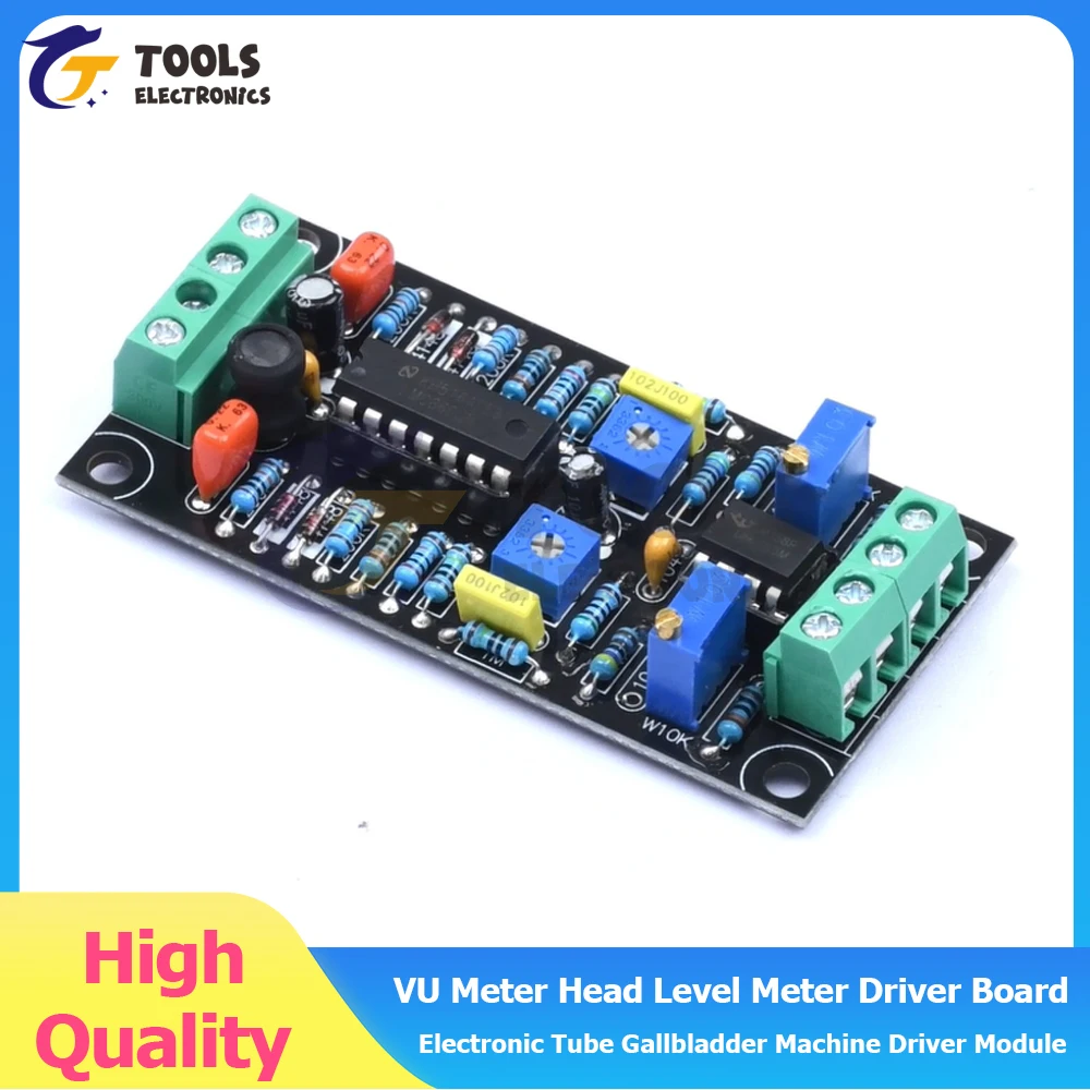 DC 7-15V Single Power VU Meter Head Level Meter Driver Board Front-End Electronic Tube Gallbladder Machine Driver Module
DC 7-15V Single Power VU Meter Head Level Meter Driver Board Front-End Electronic Tube Gallbladder Machine Driver Module