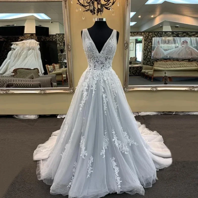 LZPOVE Long Evening Dress Luxury 2023 V Neck Elegant Party Gown Sleeveless A-Line Ivory Appliques Sweep Train Prom Dress
LZPOVE Long Evening Dress Luxury 2023 V Neck Elegant Party Gown Sleeveless A-Line Ivory Appliques Sweep Train Prom Dress