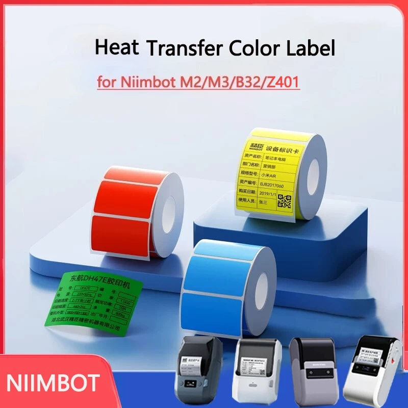 Niimbot M2/M3/B32/Z401 Color Label Printing Paper Heat Transfer Fixed Asset Barcode Self-adhesive Circular Stickers
Niimbot M2/M3/B32/Z401 Color Label Printing Paper Heat Transfer Fixed Asset Barcode Self-adhesive Circular Stickers