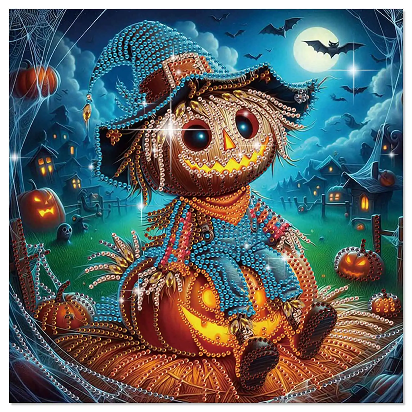 Наборы алмазной живописи для взрослых начинающих, пугало на Хэллоуин специальной формы, алмаз для украшения стен дома, подарок ручной работы
Наборы алмазной живописи для взрослых начинающих, пугало на Хэллоуин специальной формы, алмаз для украшения стен дома, подарок ручной работы