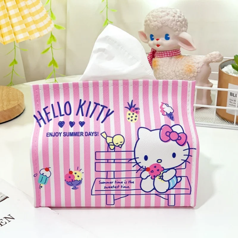 Kawaii Hello Kitty Tissue Box Home Girl Cartoon Tissue Draw Kuromi Car Decoration Women Accessories Wholesale Home Decoration
Kawaii Hello Kitty Tissue Box Home Girl Cartoon Tissue Draw Kuromi Car Decoration Women Accessories Wholesale Home Decoration