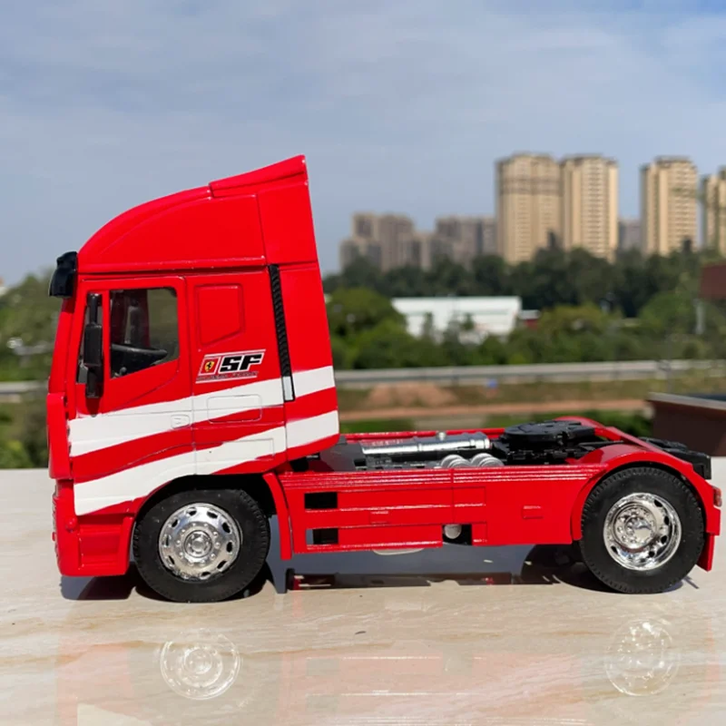 Массовая литая под давлением масштаб 1:32, тяжелый грузовик Iveco, модель транспортного средства из сплава, прицеп, инструмент для дорожного движения, дисплей, подарки для взрослых
Массовая литая под давлением масштаб 1:32, тяжелый грузовик Iveco, модель транспортного средства из сплава, прицеп, инструмент для дорожного движения, дисплей, подарки для взрослых