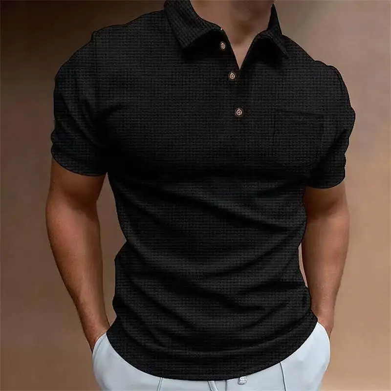 High Quality Men's Polo Shirt 2024 Summer New High-End Business Casual Pocket Lapel Short Sleeve T-Shirt Top
High Quality Men's Polo Shirt 2024 Summer New High-End Business Casual Pocket Lapel Short Sleeve T-Shirt Top