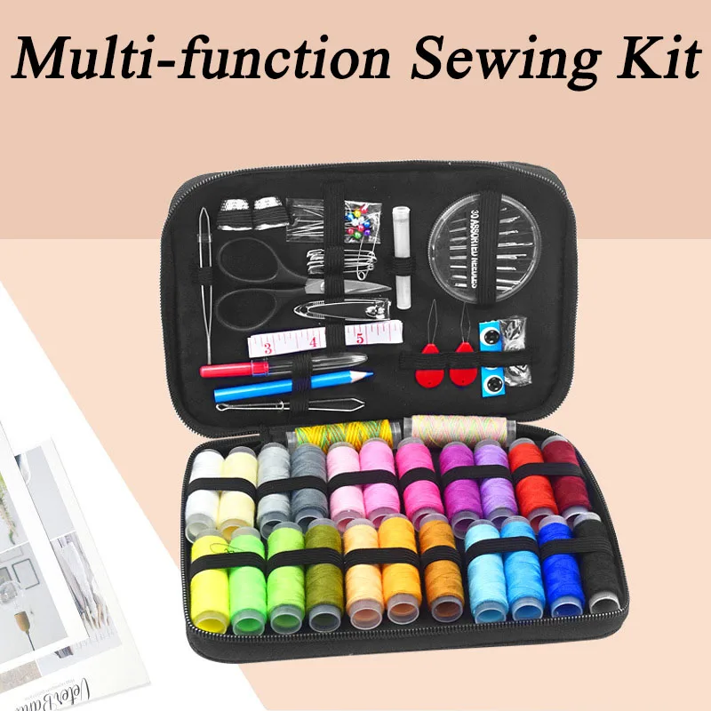 97pcs Sewing Kits Portable Household Hand Stitching Embroidery DIY Sewing Tools Box With Scissors Tape Measure Threads Needles
97pcs Sewing Kits Portable Household Hand Stitching Embroidery DIY Sewing Tools Box With Scissors Tape Measure Threads Needles