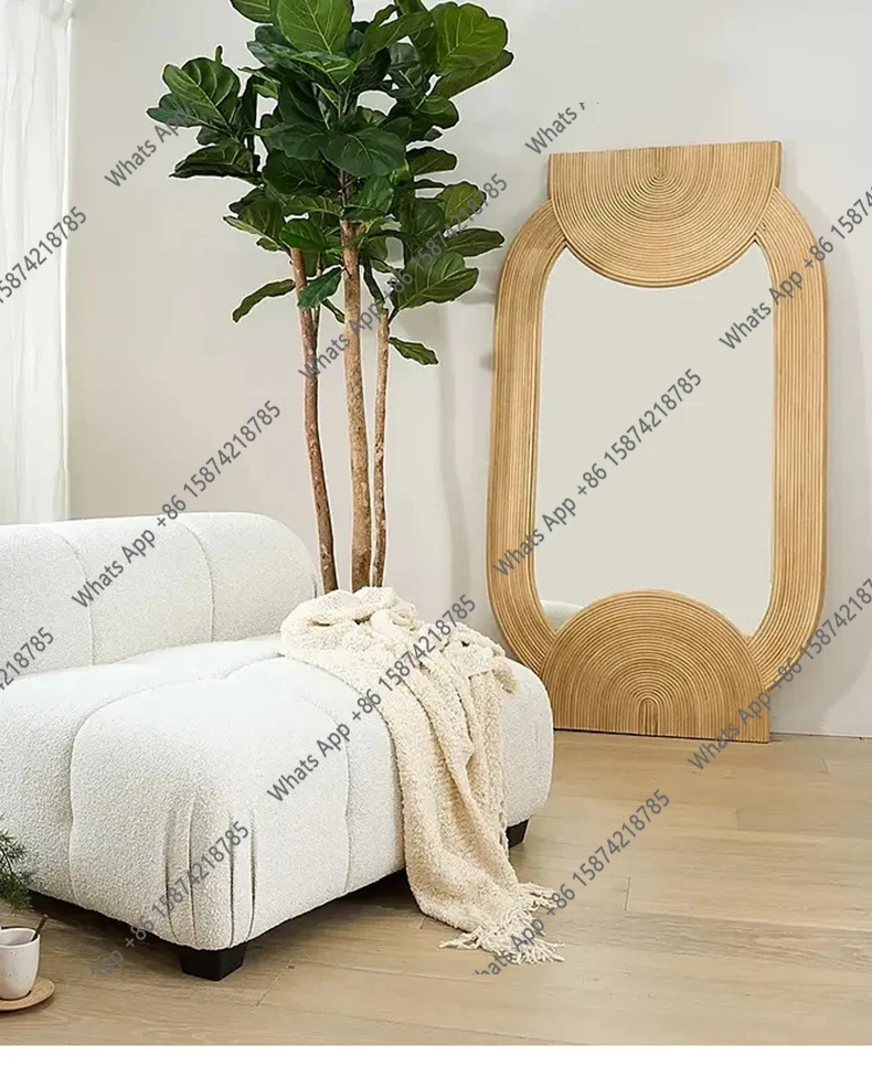 Sm Vintage Style Irregular Slanted Wall-Mounted Floor Mirror For Home French Retro Pastoral Style Dressing Mirror
Sm Vintage Style Irregular Slanted Wall-Mounted Floor Mirror For Home French Retro Pastoral Style Dressing Mirror