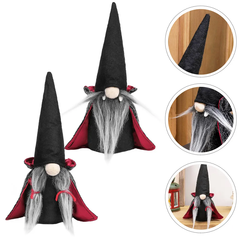 2Pcs Black Red Faceless Cloak Decor Halloween Desktop Ornament for Table Shelf Living Room Bedroom Spooky Party Decor
2Pcs Black Red Faceless Cloak Decor Halloween Desktop Ornament for Table Shelf Living Room Bedroom Spooky Party Decor