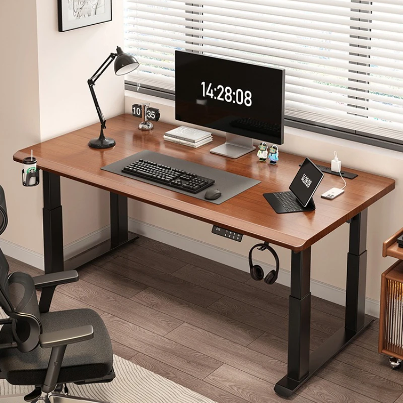 Solid wood electric lifting table, intelligent automatic e-sports desk
Solid wood electric lifting table, intelligent automatic e-sports desk