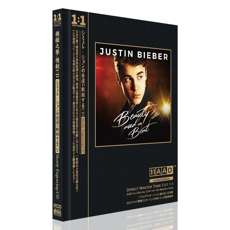 Pop Justin Bieber Music CD Beauty And A Beat Album Baby 2pcs Music Record Cosplay Walkman Car Soundtracks Box Party Music Gifts
Pop Justin Bieber Music CD Beauty And A Beat Album Baby 2pcs Music Record Cosplay Walkman Car Soundtracks Box Party Music Gifts