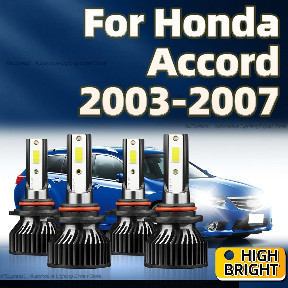 4Pcs Car LED Headlight 9005 9006 25000LM Auto Lamp Turbo Light 12V with Fan Cooling For Honda Accord 2003 2004 2005 2006 2007
4Pcs Car LED Headlight 9005 9006 25000LM Auto Lamp Turbo Light 12V with Fan Cooling For Honda Accord 2003 2004 2005 2006 2007