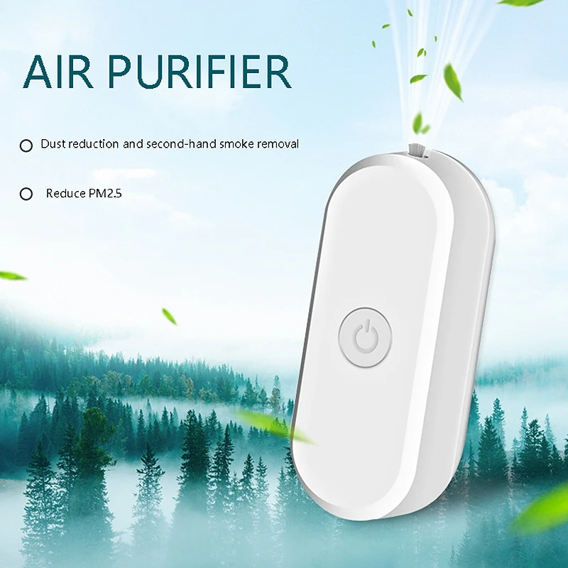 Aimee Hanging Neck Air Purifier, Stylish Personal Wearable Mini Portable Negative Air Purifier
Aimee Hanging Neck Air Purifier, Stylish Personal Wearable Mini Portable Negative Air Purifier