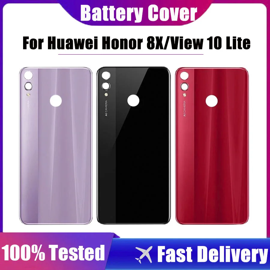 

Back Housing For Honor 8X Glass Housing Battery Cover Rear Door Replacement Back Case For Honor 8 X With Adhesive Sticker