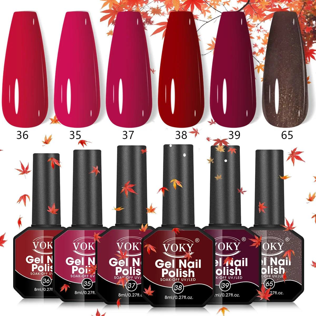 6-piece nail polish set, with long-lasting glossy finish, is an essential beauty nail accessory and is easy to use.
6-piece nail polish set, with long-lasting glossy finish, is an essential beauty nail accessory and is easy to use.