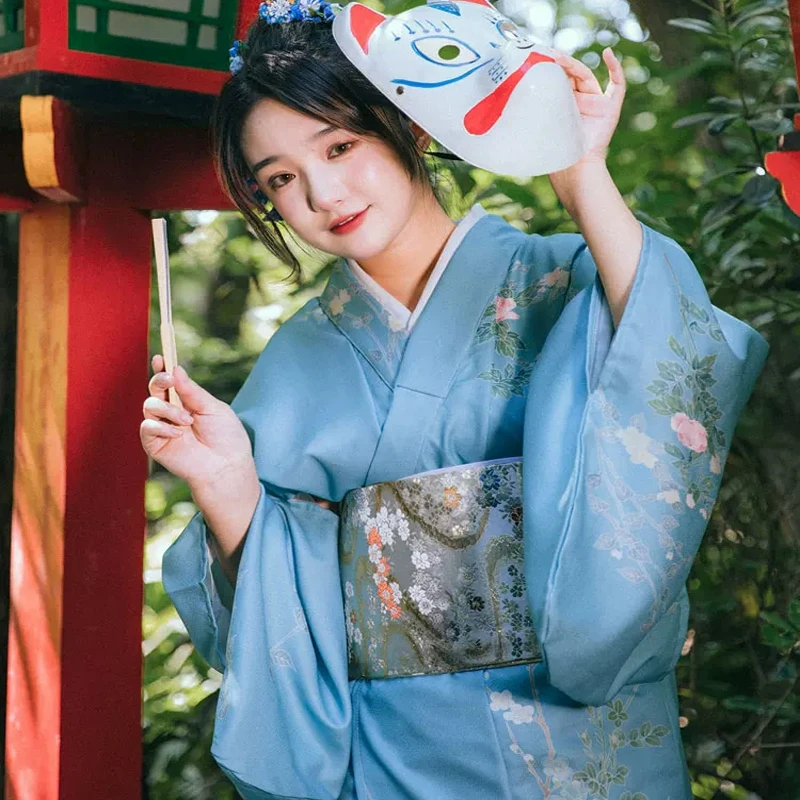 Japanese Traditional Style Womens Kimono With Obi 2026 New Flower Print Kimono Robe Kimono Yukata Girls Photography Costume
Japanese Traditional Style Womens Kimono With Obi 2026 New Flower Print Kimono Robe Kimono Yukata Girls Photography Costume