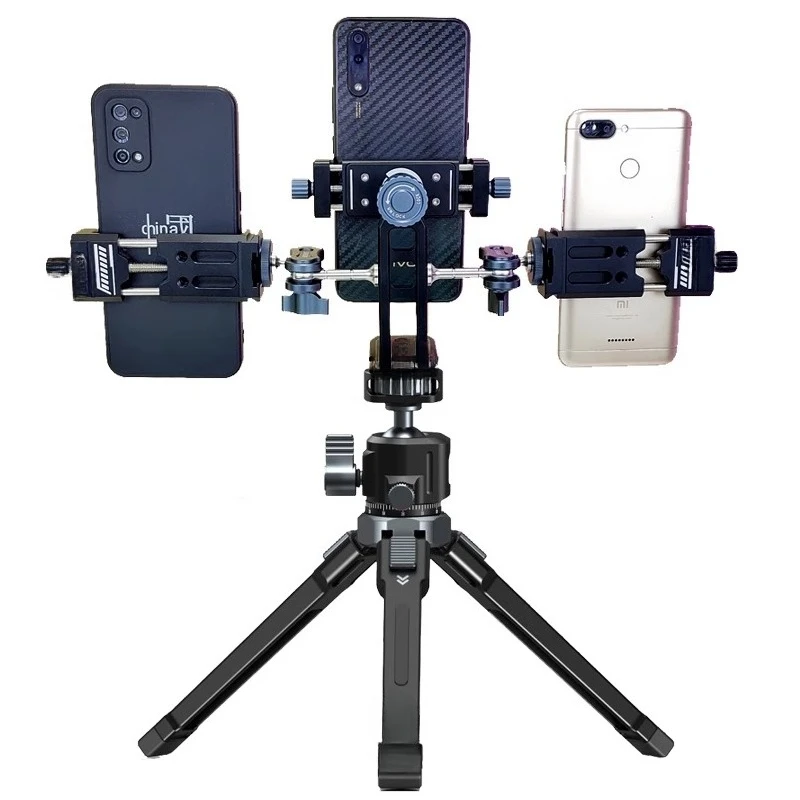 Live mobile phone holder, metal clip, double hot boots, cold boots, extended filling light tripod, universal gimbal
Live mobile phone holder, metal clip, double hot boots, cold boots, extended filling light tripod, universal gimbal