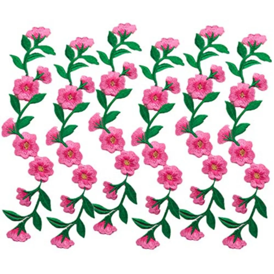 6 Pieces 9 1/2 Inch Long Patches Flowers Embroide Iron on Patches Appliques for Garment Trimming Shoes Jeans Clothes Embelishme
6 Pieces 9 1/2 Inch Long Patches Flowers Embroide Iron on Patches Appliques for Garment Trimming Shoes Jeans Clothes Embelishme