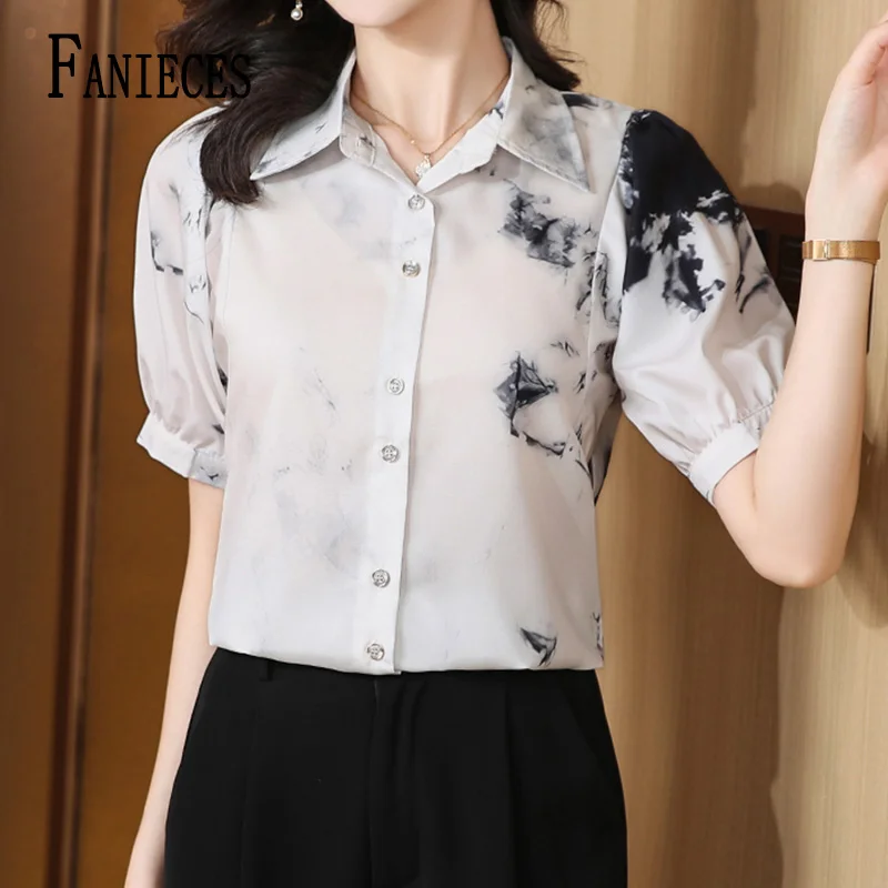 FANIECES S-4XL летние рубашки и блузки для женщин с коротким рукавом винтажный галстук красящий принт Офисная женская шифоновая рубашка Блузки Топы Рубашки
FANIECES S-4XL летние рубашки и блузки для женщин с коротким рукавом винтажный галстук красящий принт Офисная женская шифоновая рубашка Блузки Топы Рубашки