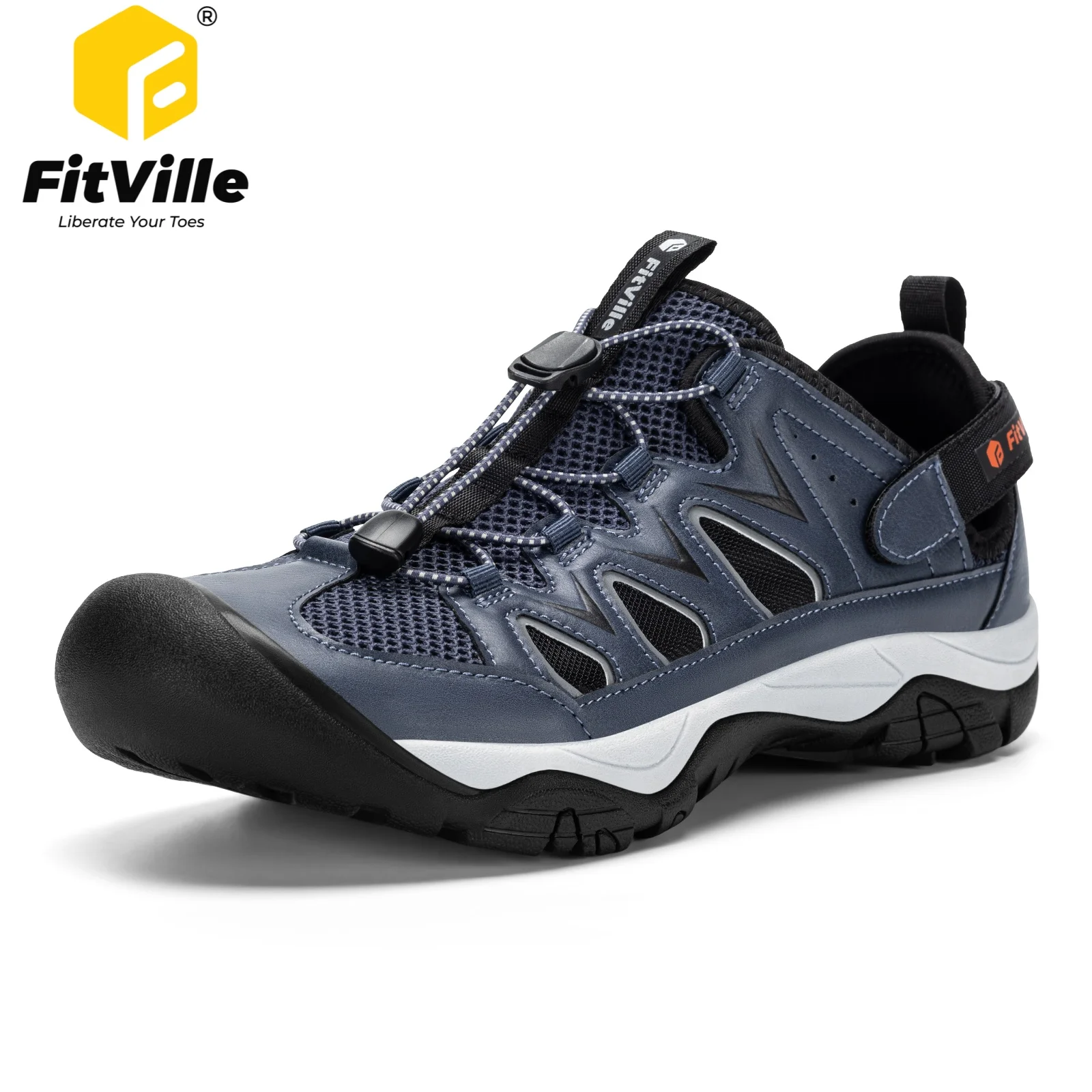 FitVille Men's Summer Sandals Wide Leather Hiking Sandal for Men Breathable Beach Water Aqua Shoes for Men Slippers Arch Support
FitVille Men's Summer Sandals Wide Leather Hiking Sandal for Men Breathable Beach Water Aqua Shoes for Men Slippers Arch Support