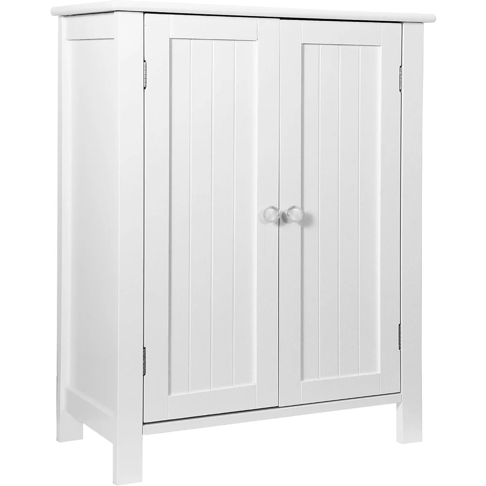 Bathroom Floor Storage Cabinet with Double Door + Adjustable Shelf, Wooden Organizer Cabinet
Bathroom Floor Storage Cabinet with Double Door + Adjustable Shelf, Wooden Organizer Cabinet