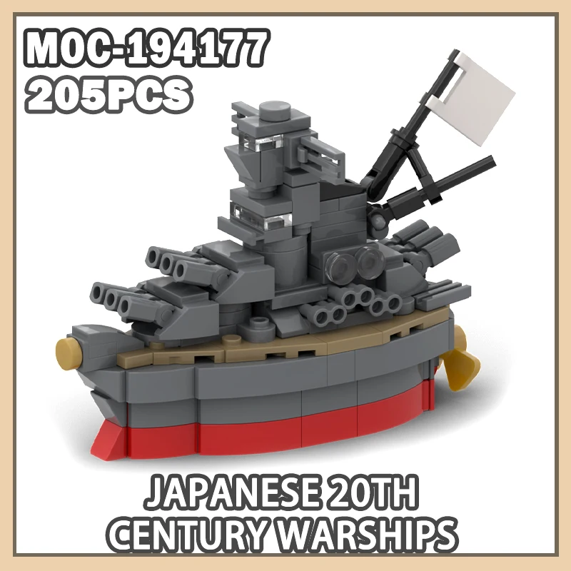 MOC-194177 Japanese 20th Century Warships Weapon Model Building Fleet Set Kids Toys Gifts Christmas Miniature DIY Classic 205PCS
MOC-194177 Japanese 20th Century Warships Weapon Model Building Fleet Set Kids Toys Gifts Christmas Miniature DIY Classic 205PCS