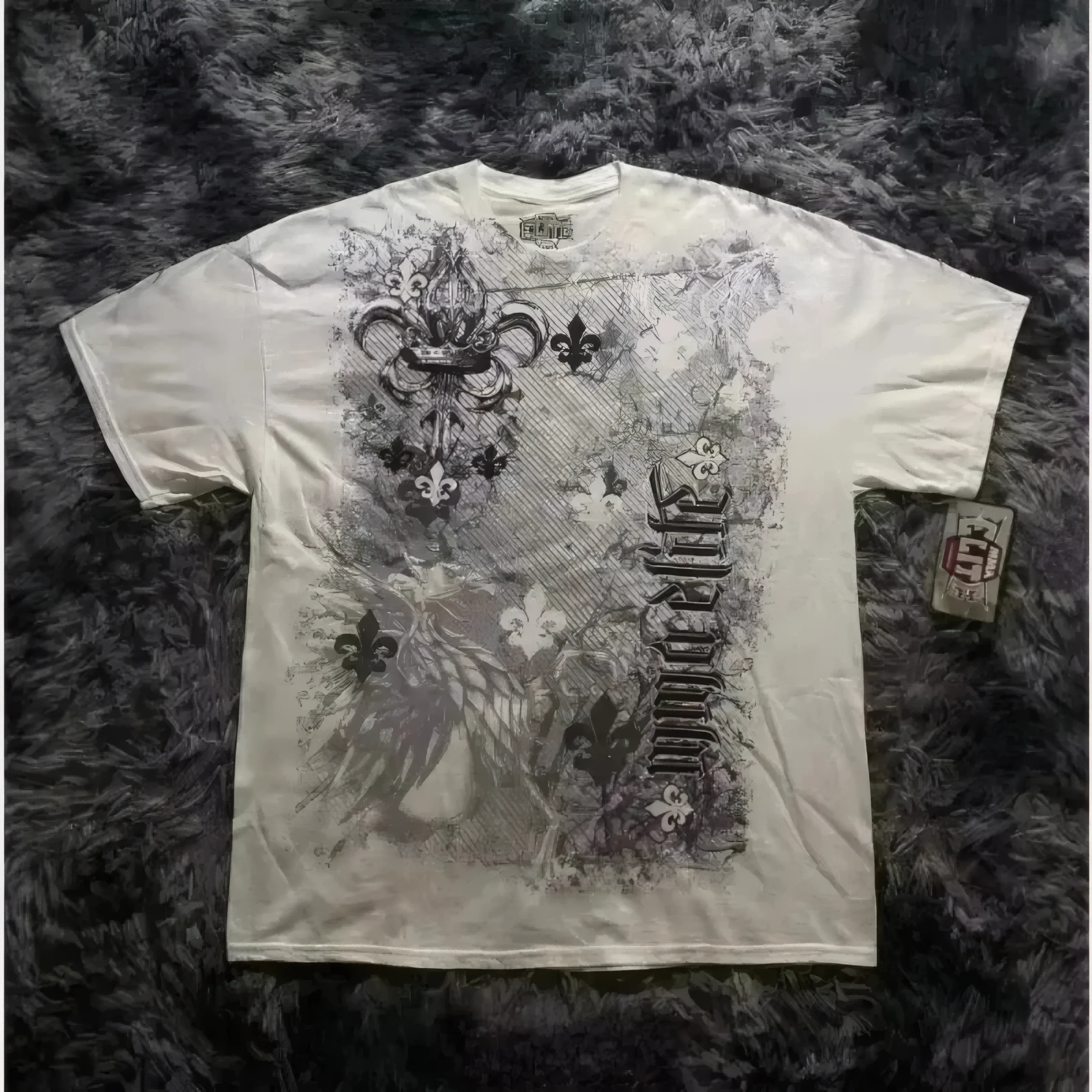 Y2K Gothic streetwear, worn-out 3D printed T-shirts, men's punk clothing, hip-hop fashion trend, loose T-shirts
Y2K Gothic streetwear, worn-out 3D printed T-shirts, men's punk clothing, hip-hop fashion trend, loose T-shirts