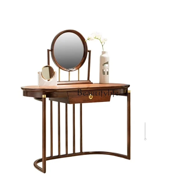New Chinese ebony dresser makeup stool combination, modern simplicity, all solid wood light luxury
New Chinese ebony dresser makeup stool combination, modern simplicity, all solid wood light luxury