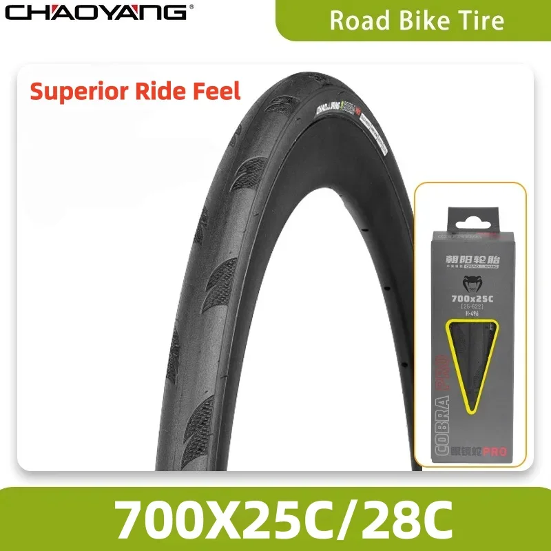 CHAOYANG 700x25C 700x28C Road Bike Tire Anti-puncture H-496 COBRA PRO MERLIN 120TPI Bicycle Folding Tire Bicycle Tyre
CHAOYANG 700x25C 700x28C Road Bike Tire Anti-puncture H-496 COBRA PRO MERLIN 120TPI Bicycle Folding Tire Bicycle Tyre