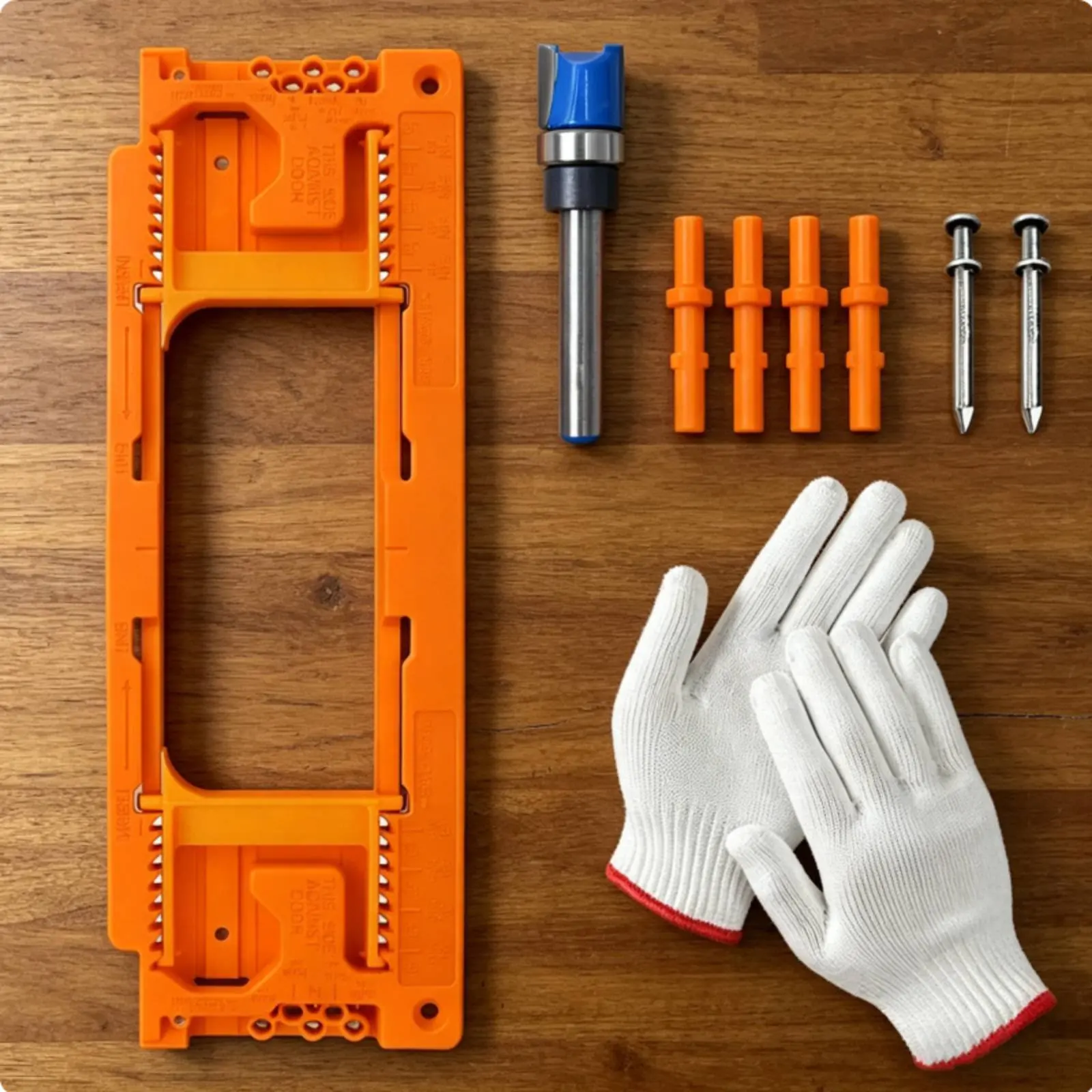 Door Hinge Router Template Precise Cutting Door Hinge Jig Accommodates Common Hinges Easy to Use for Woodworkers
Door Hinge Router Template Precise Cutting Door Hinge Jig Accommodates Common Hinges Easy to Use for Woodworkers