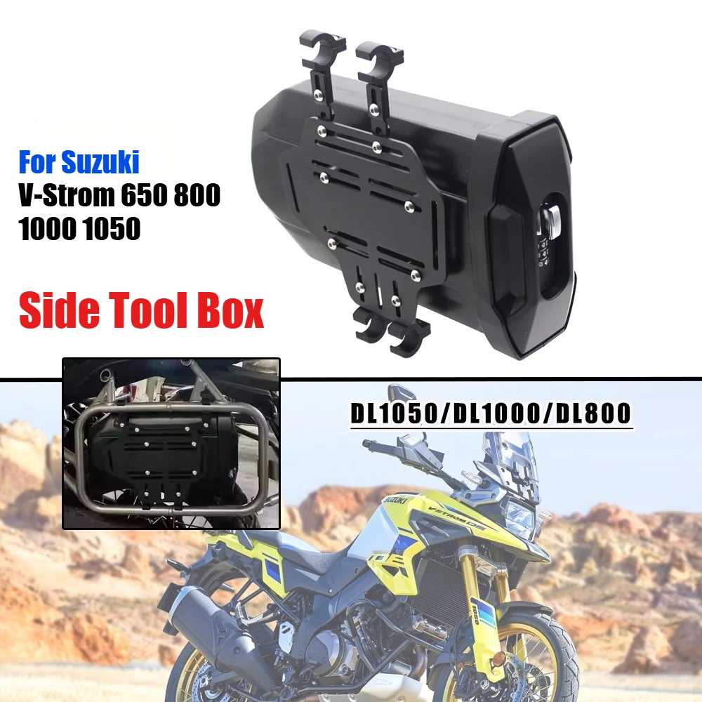 For Suzuki V-Strom 650 800 800DE DL1000 1050 DE XT DL1050 DL650 Side Tool Box Waterproof Toolbox First-aid / Breakdown Kit
For Suzuki V-Strom 650 800 800DE DL1000 1050 DE XT DL1050 DL650 Side Tool Box Waterproof Toolbox First-aid / Breakdown Kit