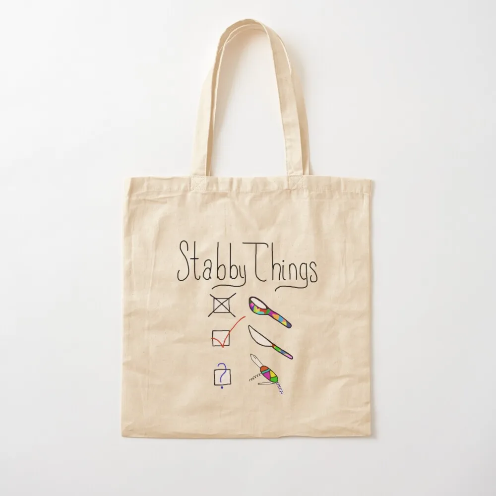 Sid City Social Club - Stabby Things Tote Bag bags luxury women shopper bag women Canvas Tote Bag
Sid City Social Club - Stabby Things Tote Bag bags luxury women shopper bag women Canvas Tote Bag