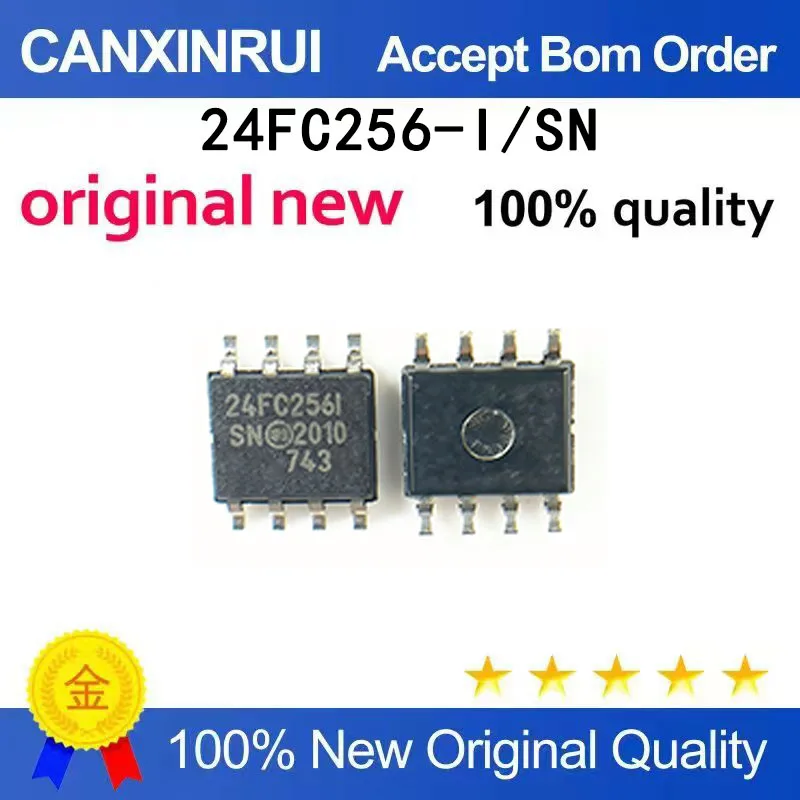 (5-100 PCS) 24FC2561 24FC256-I/SN 24FC256I New SOP8
(5-100 PCS) 24FC2561 24FC256-I/SN 24FC256I New SOP8