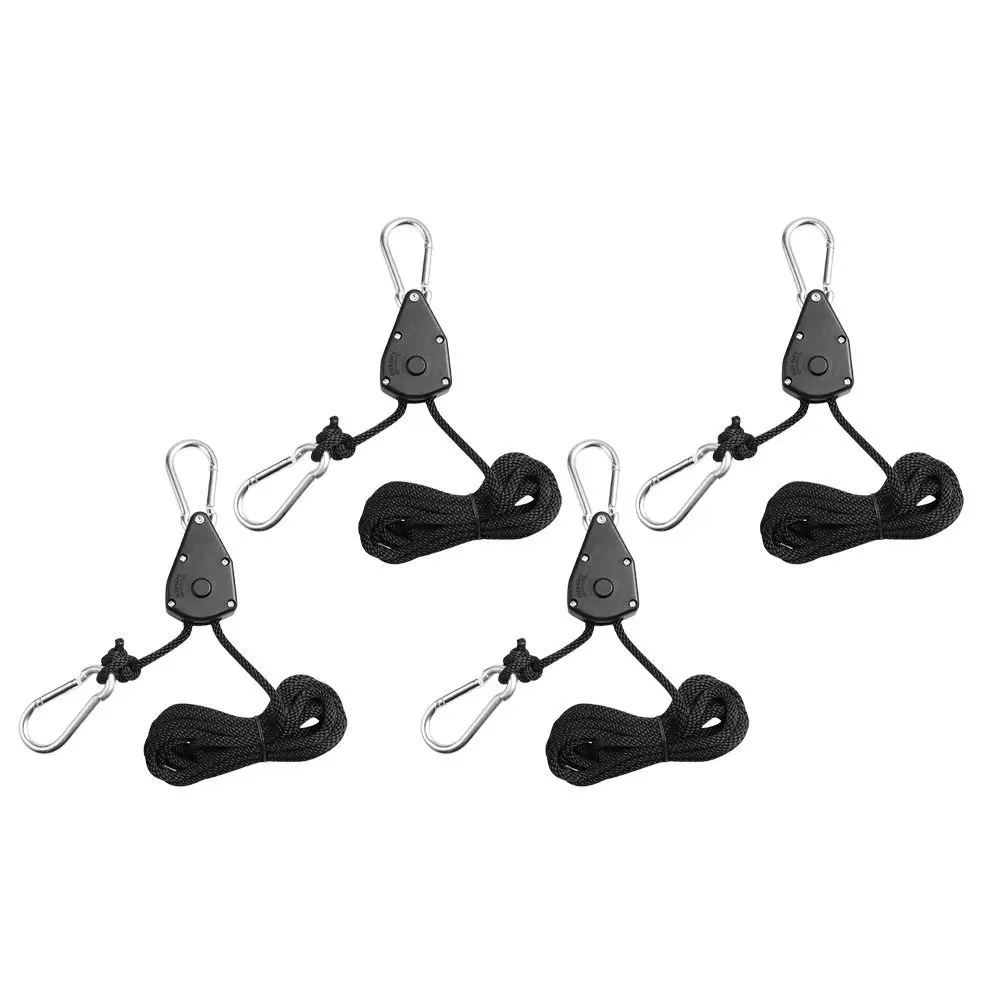 4Pcs Adjustable Grow Light Hangers Heavy Duty Rope Clips Multipurpose Plant Light Rope for Fans Ventilation Equipment and
4Pcs Adjustable Grow Light Hangers Heavy Duty Rope Clips Multipurpose Plant Light Rope for Fans Ventilation Equipment and