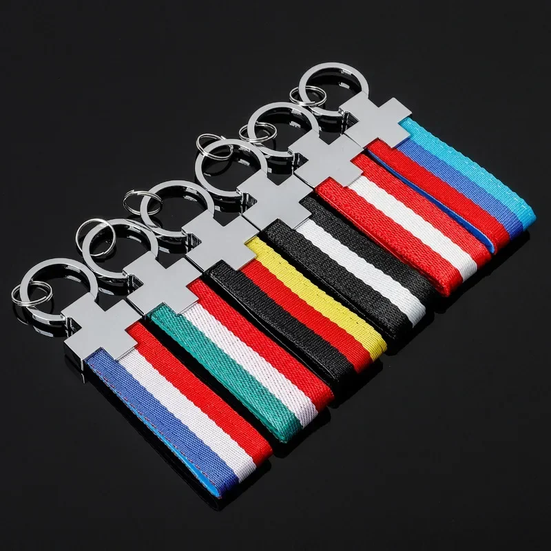 Customized Car Logo Chain Gift Laser Engrave Three Color Nylon Ribbon Automotive Metal Keychain Pendant Personalized Key Ring
Customized Car Logo Chain Gift Laser Engrave Three Color Nylon Ribbon Automotive Metal Keychain Pendant Personalized Key Ring