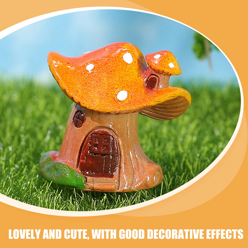 4 Pcs Mushroom House Figurines Resin Mini Garden Decor Cartoon Shaped Home Lawn Ornaments Tiny Statue Accessories
4 Pcs Mushroom House Figurines Resin Mini Garden Decor Cartoon Shaped Home Lawn Ornaments Tiny Statue Accessories