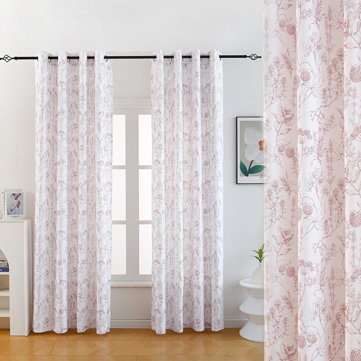 Blackout Curtains Simple Rustic Printed Window Curtain for Children's Room/Living Room/Bedroom/Kitchen Decoration Drapes 2-panel
Blackout Curtains Simple Rustic Printed Window Curtain for Children's Room/Living Room/Bedroom/Kitchen Decoration Drapes 2-panel