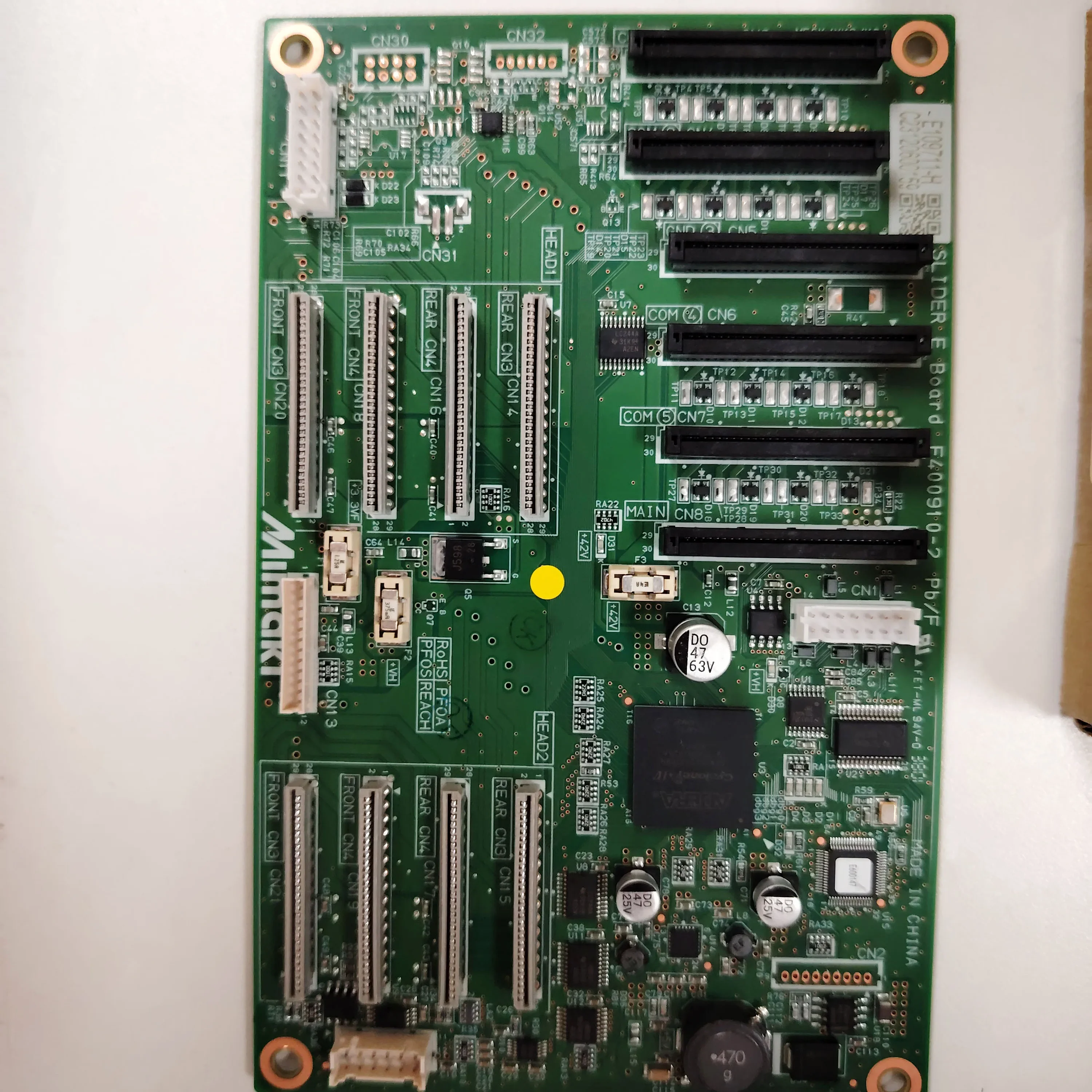 M026247 Original Mimaki Slider E PCB Assy for JV150/JV300 Slider Board Assy
M026247 Original Mimaki Slider E PCB Assy for JV150/JV300 Slider Board Assy