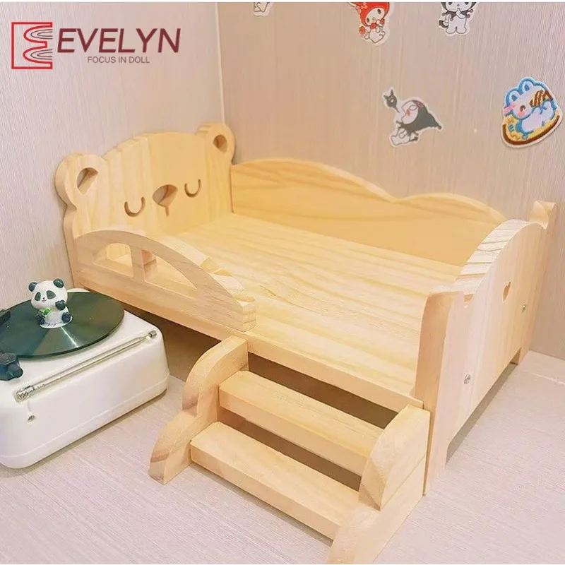Evelyn 20CM Cotton Doll Bed Princess Style Furniture Playing House Doll Bedding Wooden Baby Bed
Evelyn 20CM Cotton Doll Bed Princess Style Furniture Playing House Doll Bedding Wooden Baby Bed