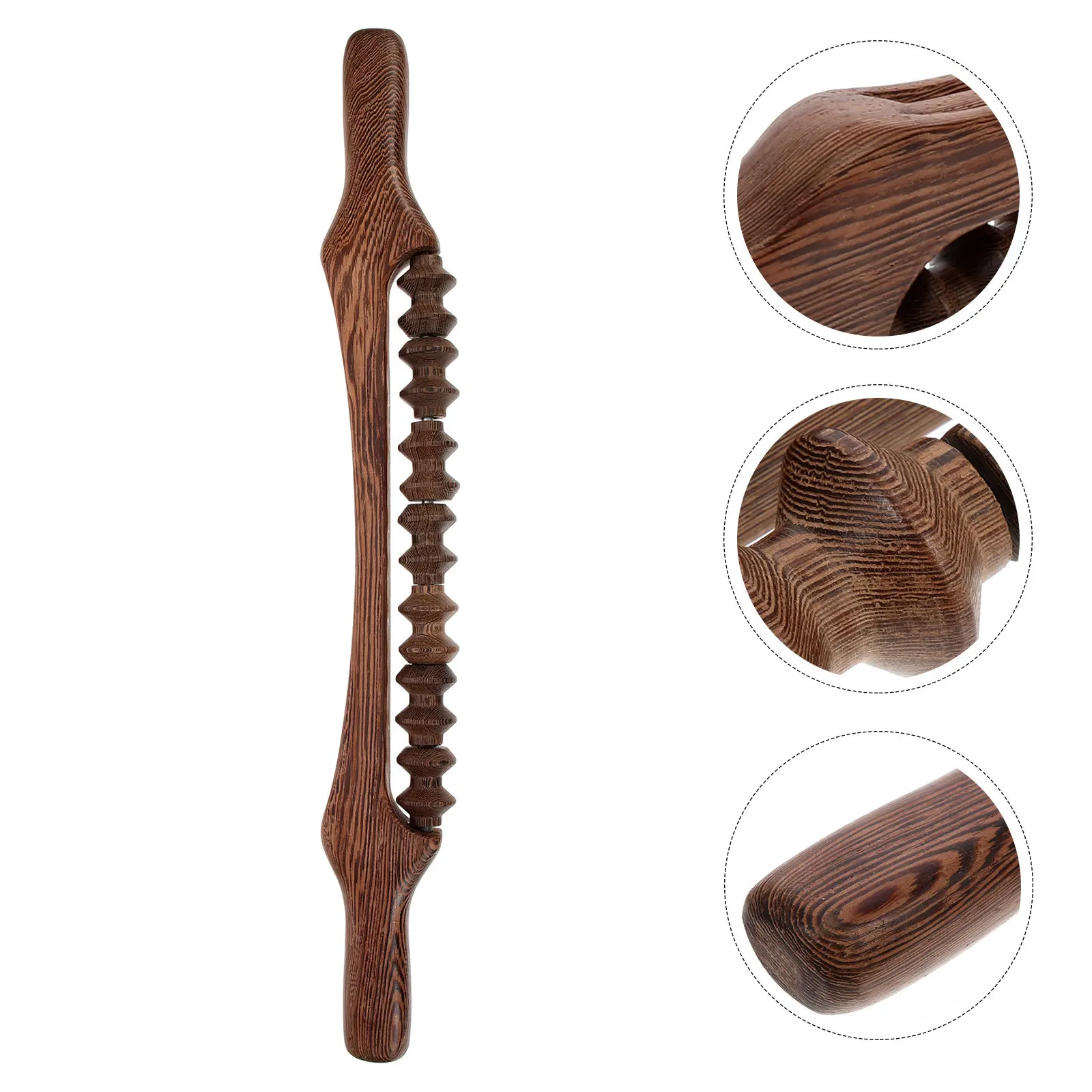 Wooden Roller Massager for Feet Back Legs Body Portable Compact Design Deep Tissue Therapy Tool Healthy Muscle Pain Relief
Wooden Roller Massager for Feet Back Legs Body Portable Compact Design Deep Tissue Therapy Tool Healthy Muscle Pain Relief
